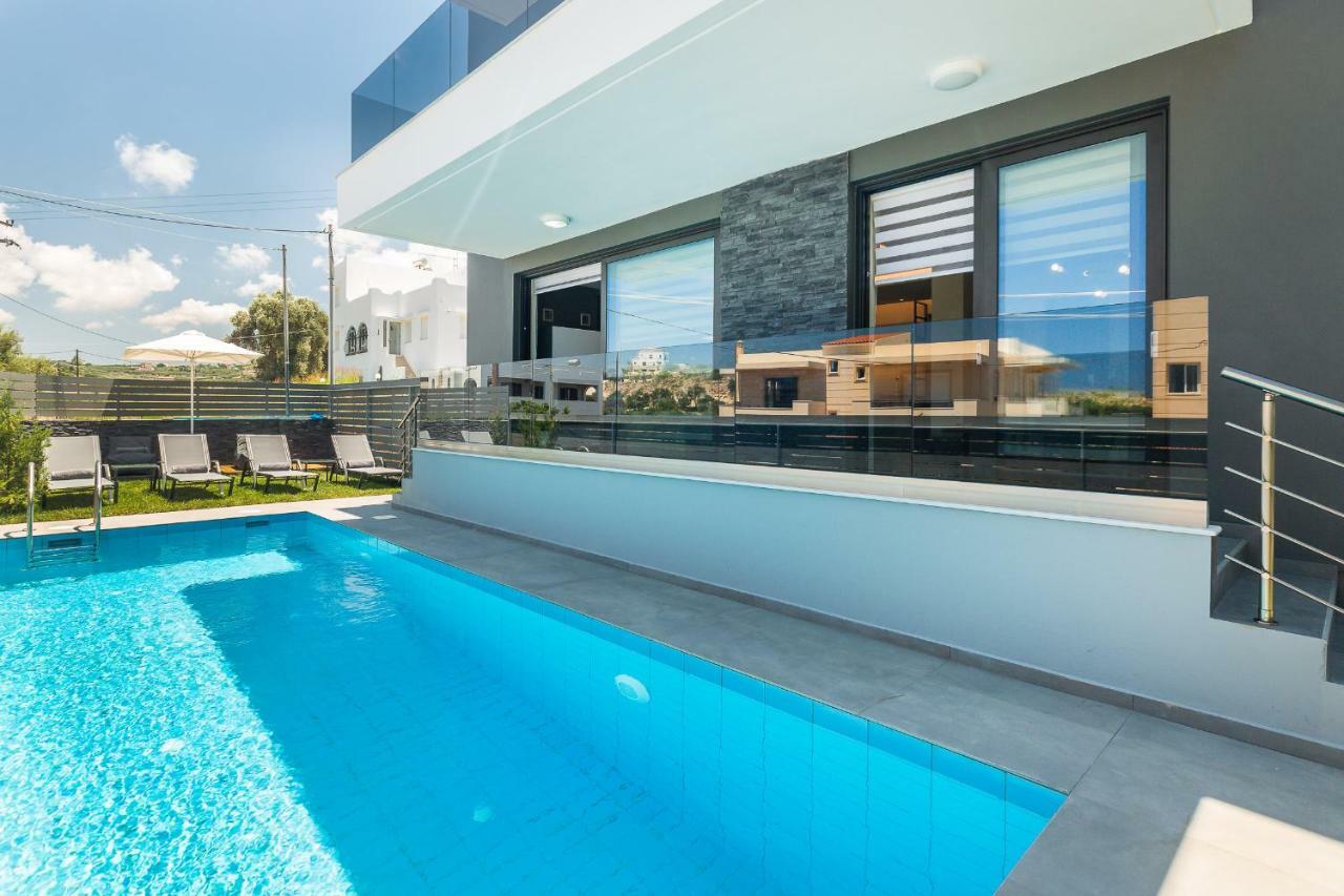 Nisos Villa, Pool & Heated Spawhirlpool, Walking To Beach, By Thinkvilla Sfáka Extérieur photo