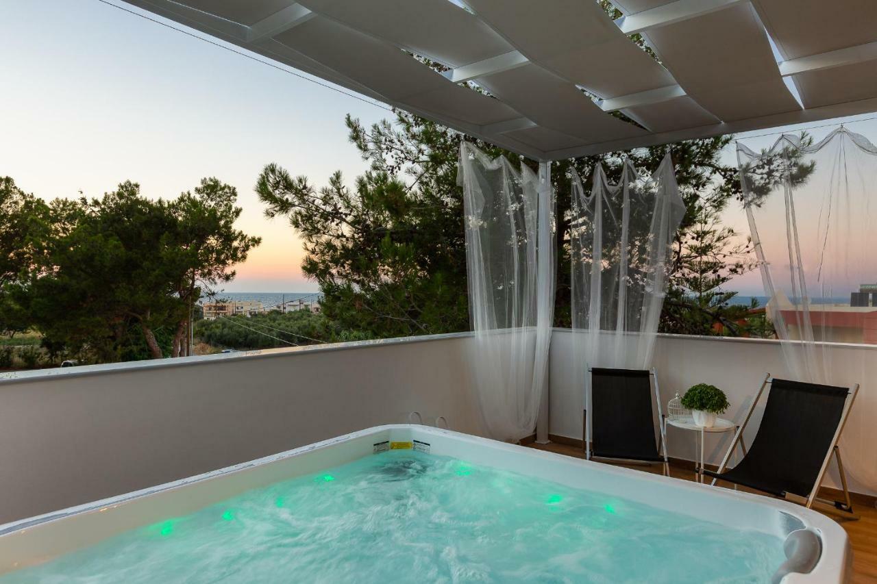 Nisos Villa, Pool & Heated Spawhirlpool, Walking To Beach, By Thinkvilla Sfáka Extérieur photo